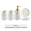 OIMG Terrazzo Keramik Badezimmer-Set