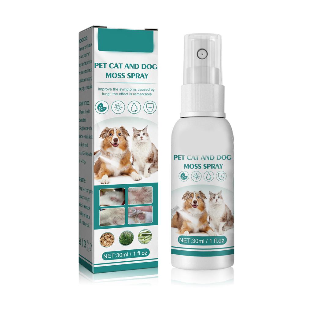Cat Dog Skin-Disease Problems Spray for Dogs Cat Itching Relief for Irritated Dry Itchy Skin Allergies Dermatitis