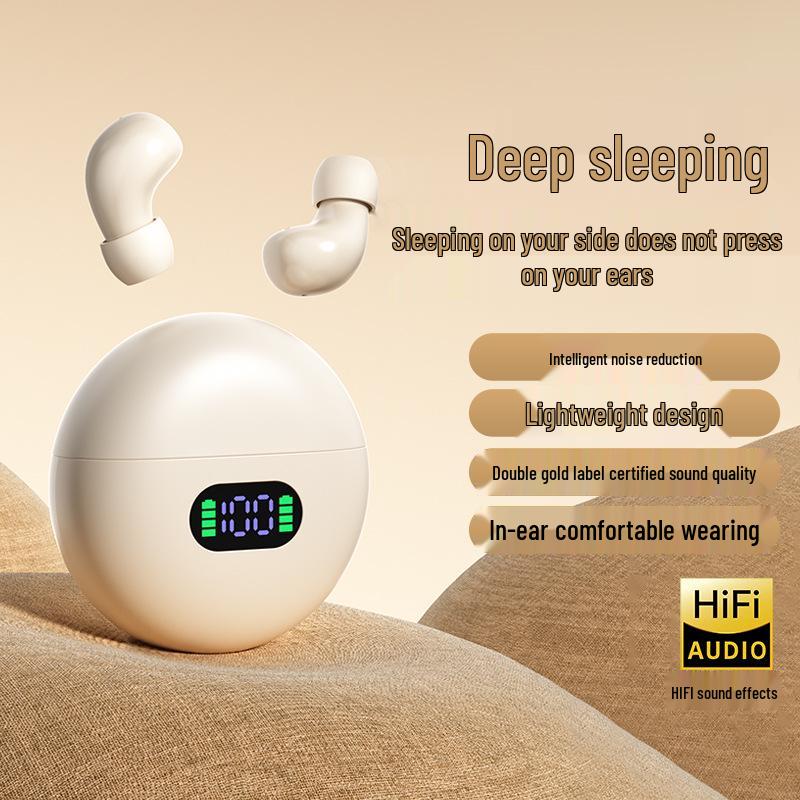 2025 Smart Wireless Bluetooth Earphones with Digital Display, Long Battery Life, and Comfortable Sleep Design