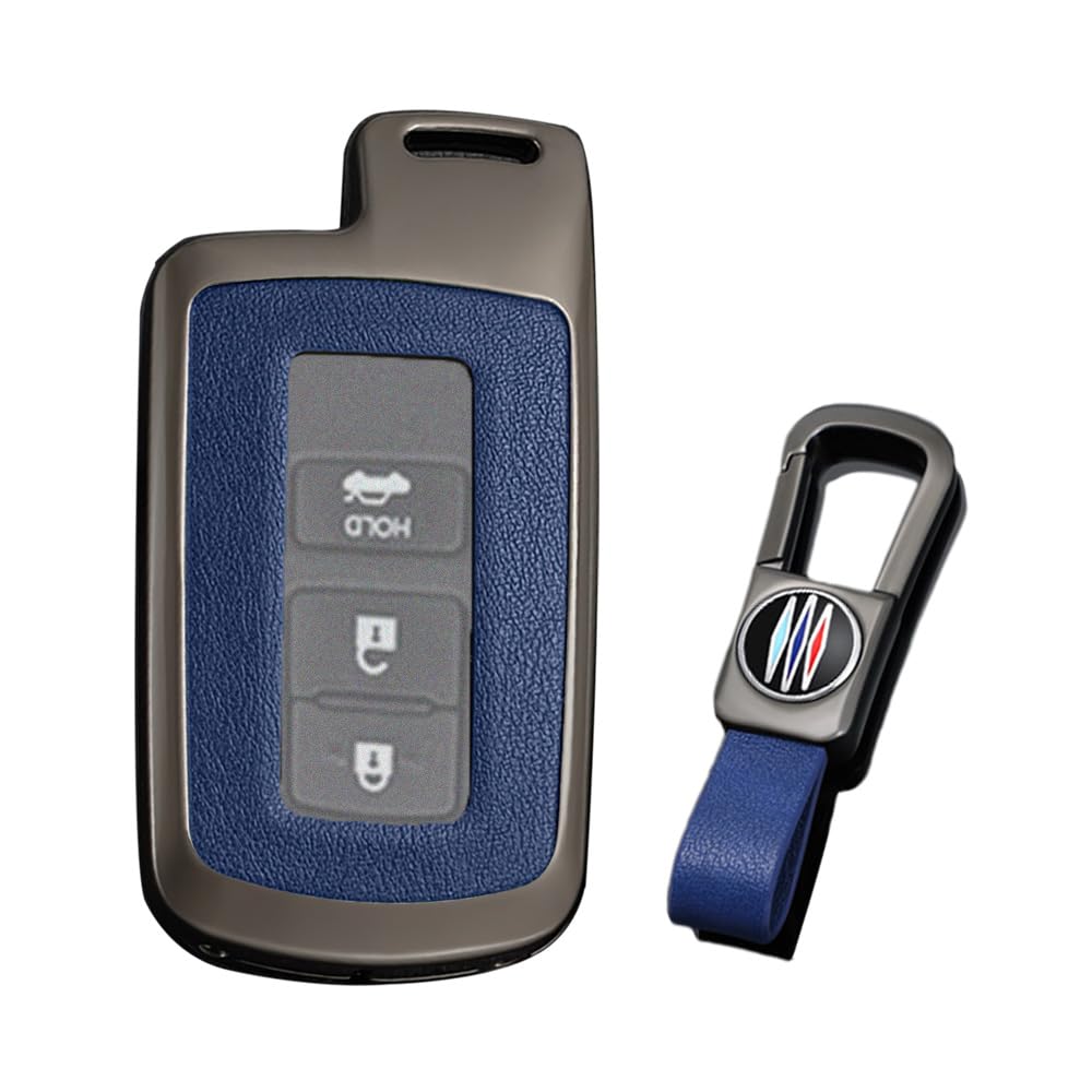 [KUNIO] Toyota 2/3 Button Key Case Key Cover Key Holder Alloy PVC Leather For