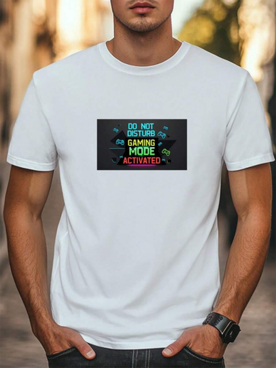 Do Not Disturb Gaming Mode Activated Graphic Unisex T-Shirt M