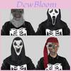 Terrifying Gray Zombie Mask For Halloween Parties And Horror Themed Events Perfect For Gory Costumes