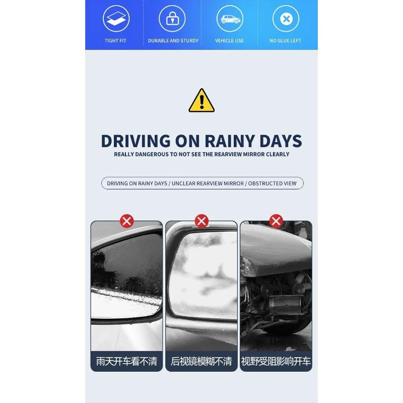 Car Rearview Mirror Rain Eyebrow Sun Visor Stickers For Mazda 3 5 323 CX-3 CX-4 CX-5 CX-7 CX-9 Axela 6 RX8 7 MX3 MX5 Accessories