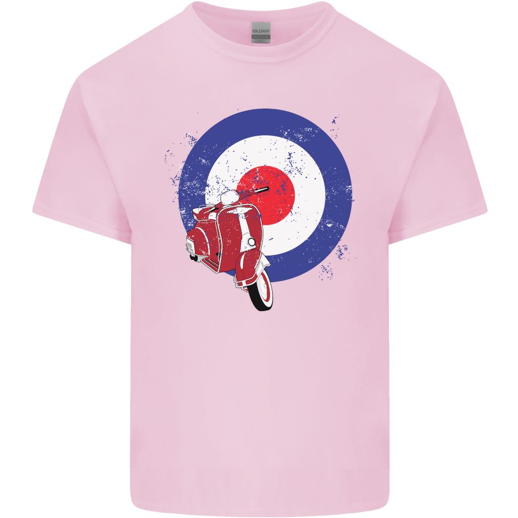MOD Scooter Motorcycle Motorbike Unisexs Light Cotton TShirt