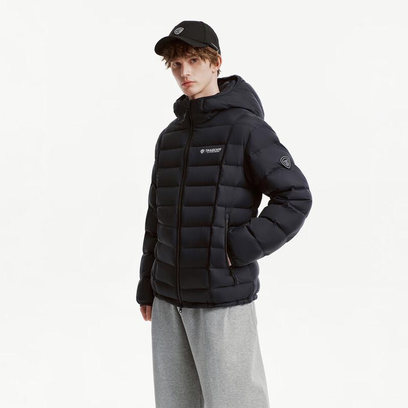 Tanboer Men's Lightweight Hooded Down Jacket