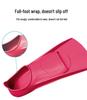 Unisex Silicone Swimming Fins for Freestyle & Breaststroke - Lightweight Short Diving Fins for Adults & Children