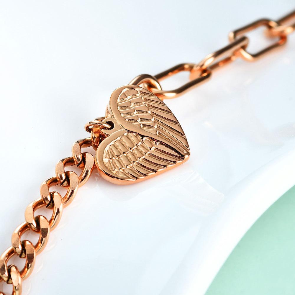 Trendy Men's and Women's Fashion Personalized Ot Chain Titanium Steel Bracelet