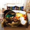 Cartoon Charmander Bedding Sets Comforter Quilt Bed Cover Charizard Duvet Cover PillowCase Kids Adult Size Home Textiles