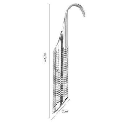 New Stainless Steel Tea Infuser Filter New Pipe Design Metal Tea Strainer for Mug Fancy Filter for Puer Tea Herb Tea Coffee Tools Kitchen Accessories