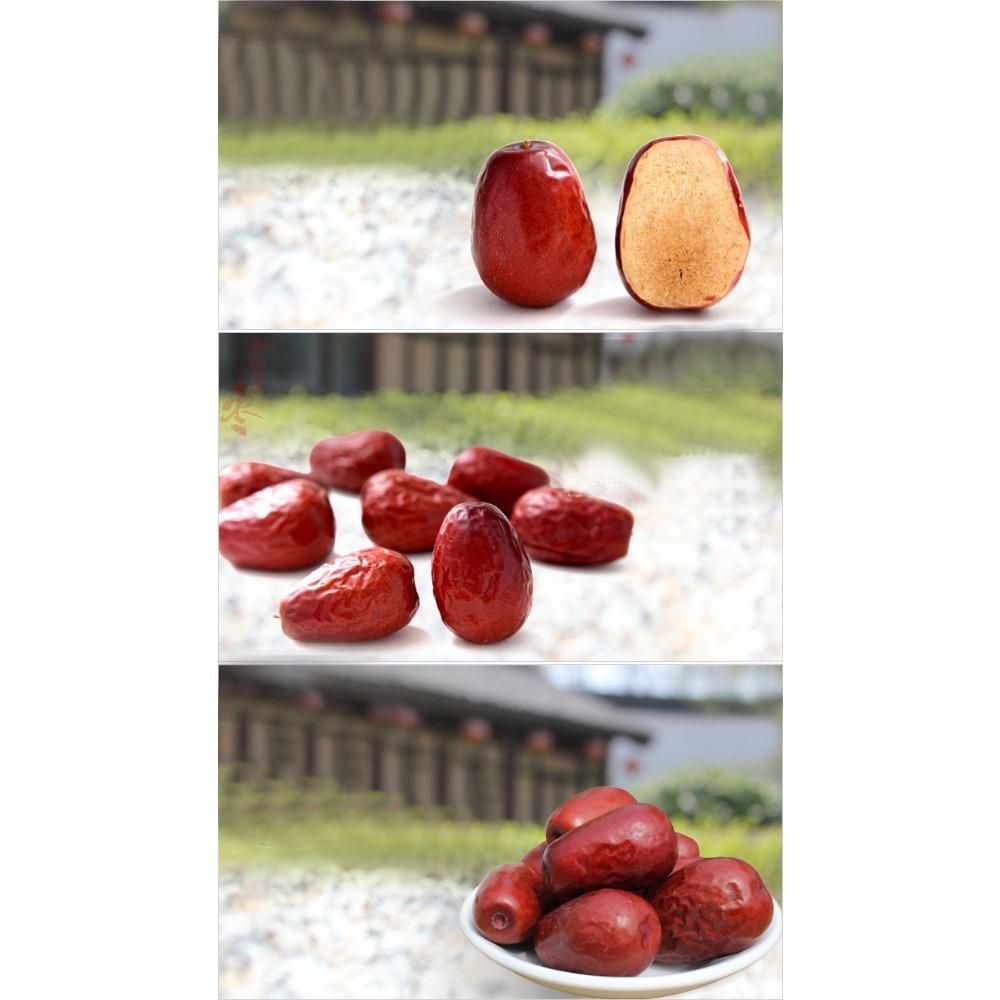 250g Organic Chinese Red Dates Premium Jujube Superfood Dried Fruit Healthy Snack