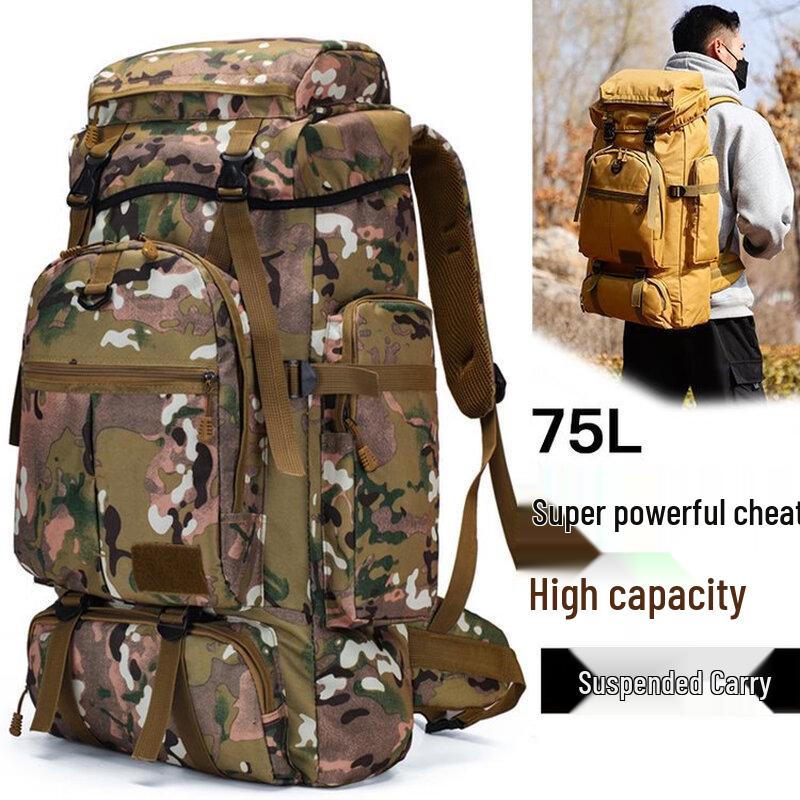 FENGQIYING Outdoor Camo USB Charging Waterproof Backpack