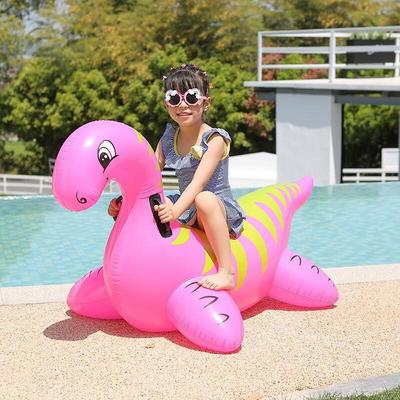 Kids Inflatable Dinosaur Ride-On Pool Float