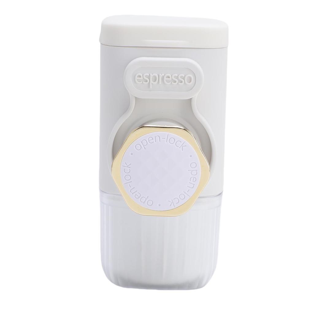 Portable Coffee Maker Compatible with Ground Coffee Capsules Manually Operated Small Handheld Coffee Machine for Travel