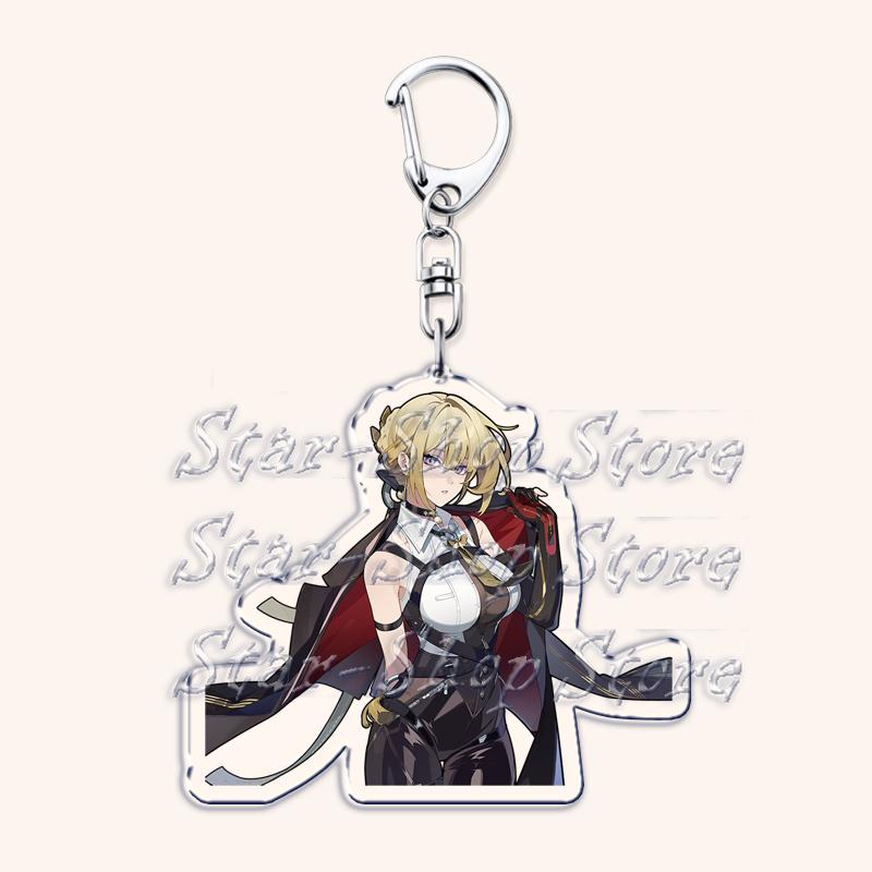 Hot Zenless Zone Zero Keychains for Womens Accessories Bag Ellen Joe Bangboo Miyabi ZZZ Anby Jane Doe Nicole Keyrings Fans Gifts