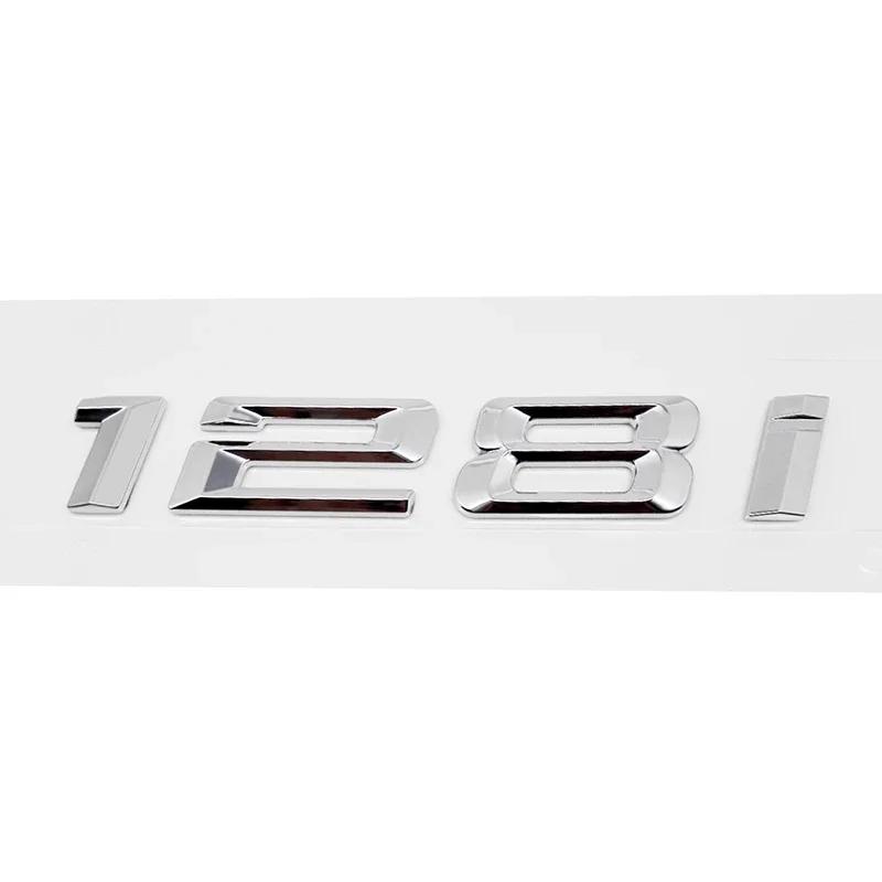 ABS Car Rear Trunk Letters Logo Badge Emblem Sticker For BMW 1 Series 116i 118i 120i 125i 130i 135i 140i E81 E82 E87 E88 F20 F21