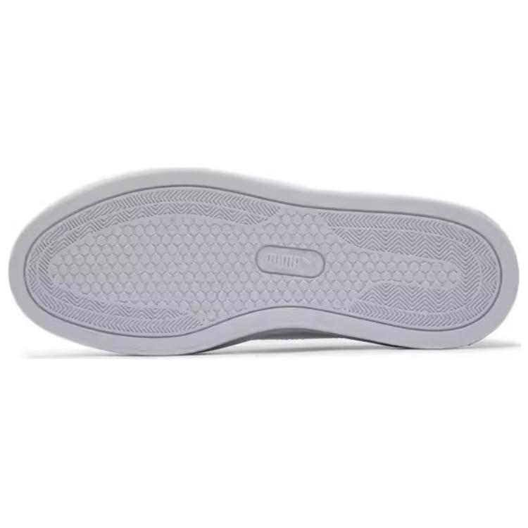 Puma Smash Platform Leather Retro Comfortable Low-Top Sneakers Women sneakers White 392253-01