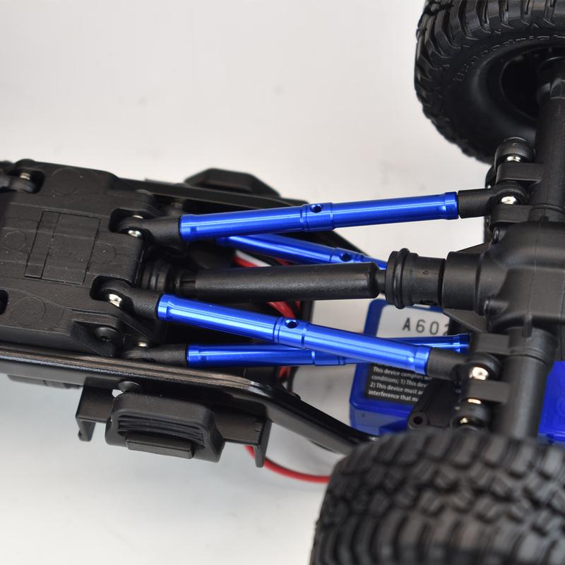 GPM Metal Alloy Adjustable Full Set Tie Rod Links 9742R+9749 for Traxxas 1/18 TRX4M TRX-4M Defender Bronco RC Crawler Car