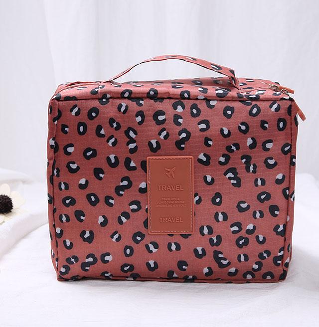 Multifunktionale Reise-Make-up-Tasche für Mädchen, wasserdichter, tragbarer Kosmetik-Organizer mit mehreren Fächern für Damen