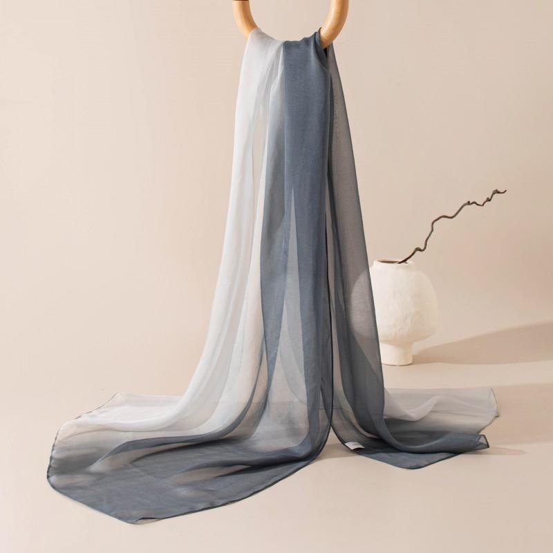 Long Silk Scarf Women Hand-painted Thin Shawl Versatile Elegant Fashion Accessory