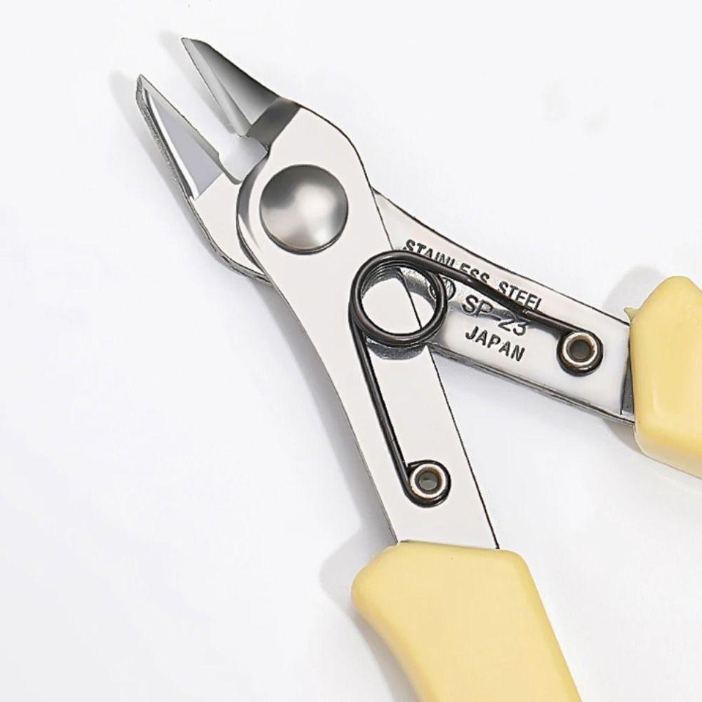 Pointed Nose Professional Nail Clipper Flat Nose Zircon Jewelry Cutting Machine  Manicure