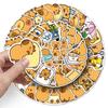 50 Capybara Cartoon Stickers: Cute Animal Decorations for Water Cups & Journals