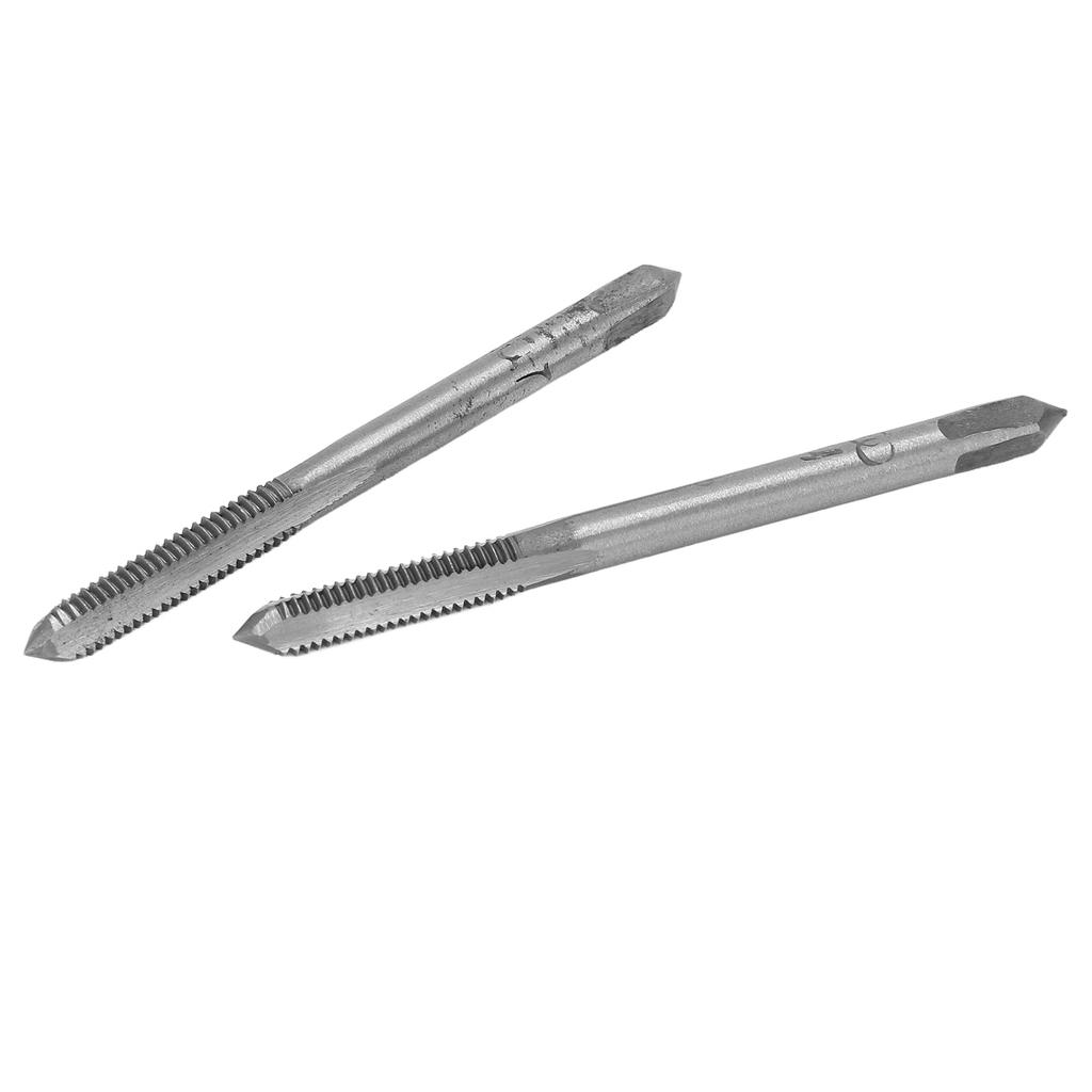 2PcsCelsiusSet   Machine Tap High Speed Steel 3 Straight Flutes Screw Thread Tapping Tool