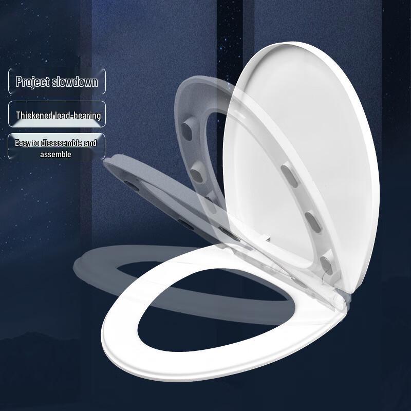 Huihuadu Pogrubiona Pokrywa Deski Sedesowej z Powolnym Domykaniem