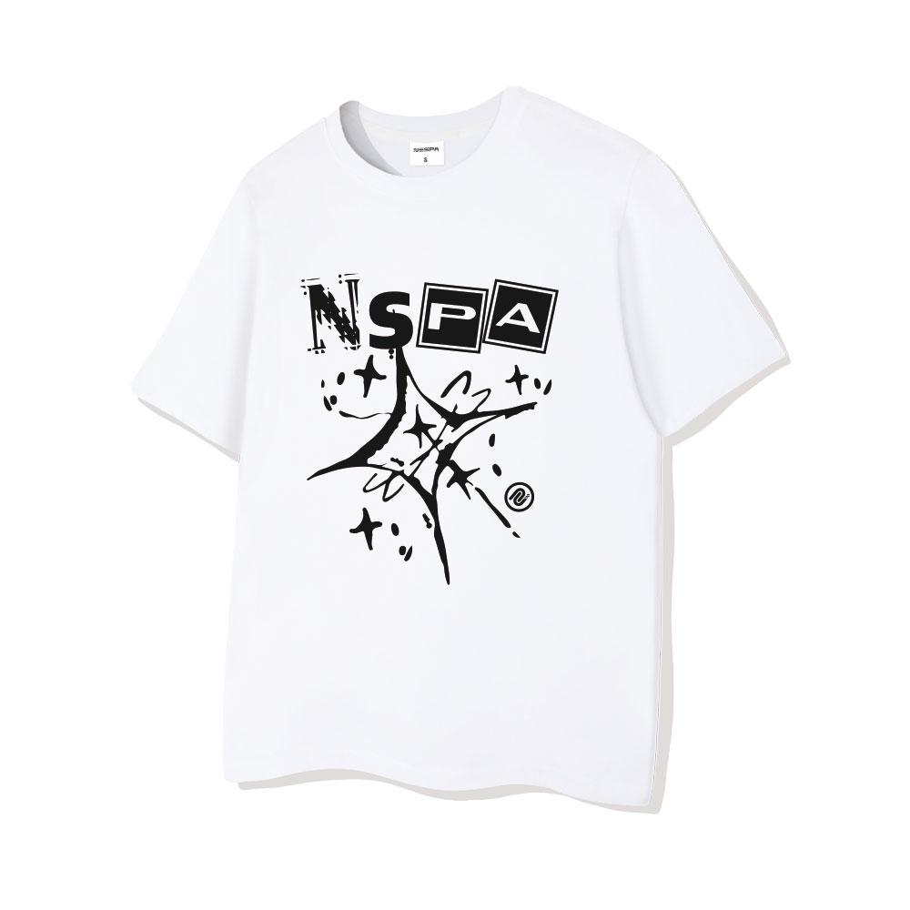 Neseupaseutyudio Blast Oversized Short Sleeve T-Shirt 4 Colors [Nsse_1007]