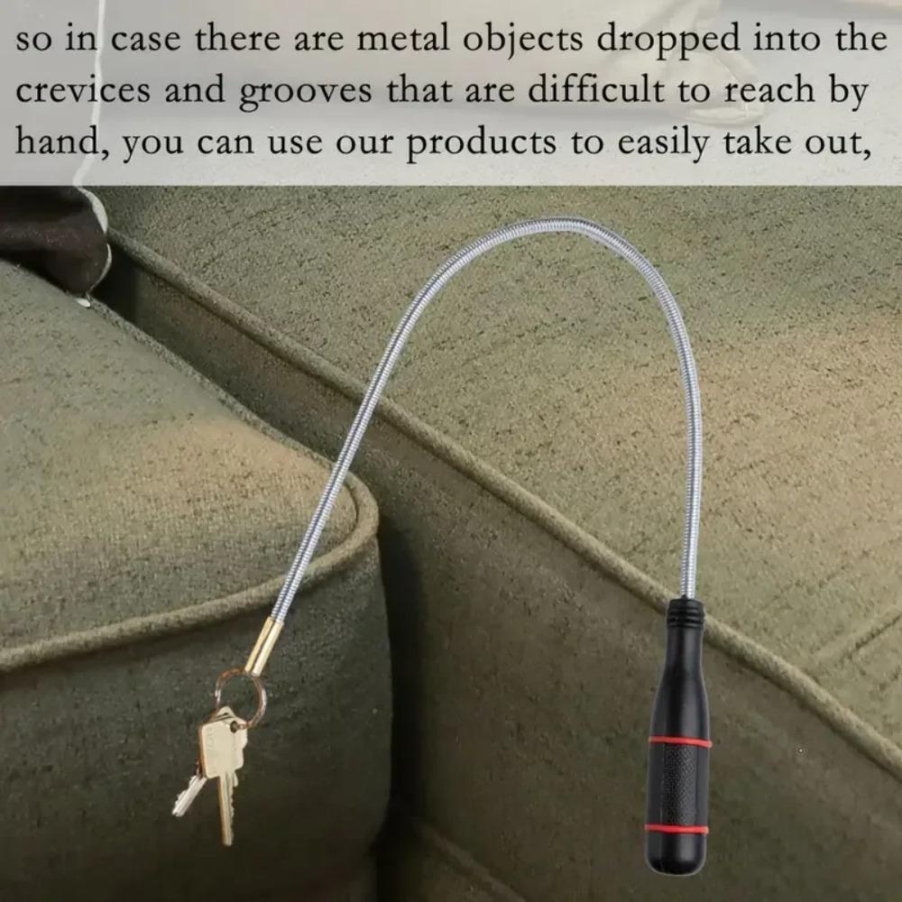 1Pcs with Strong Suction Rod Bendable for Auto Repair Sink Drain Multi Purpose Use Flexible Magnetic Pickup Tool