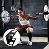 Double Vertical Barbell Holder Wall Mounted Barbell Storage Rack Wall Mounted Hangings Bar Rack Easy to Install