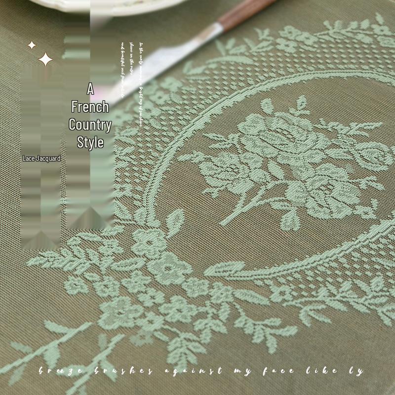 French Pastoral Lace Tablecloth: Fresh, Decorative, & Beautiful Style