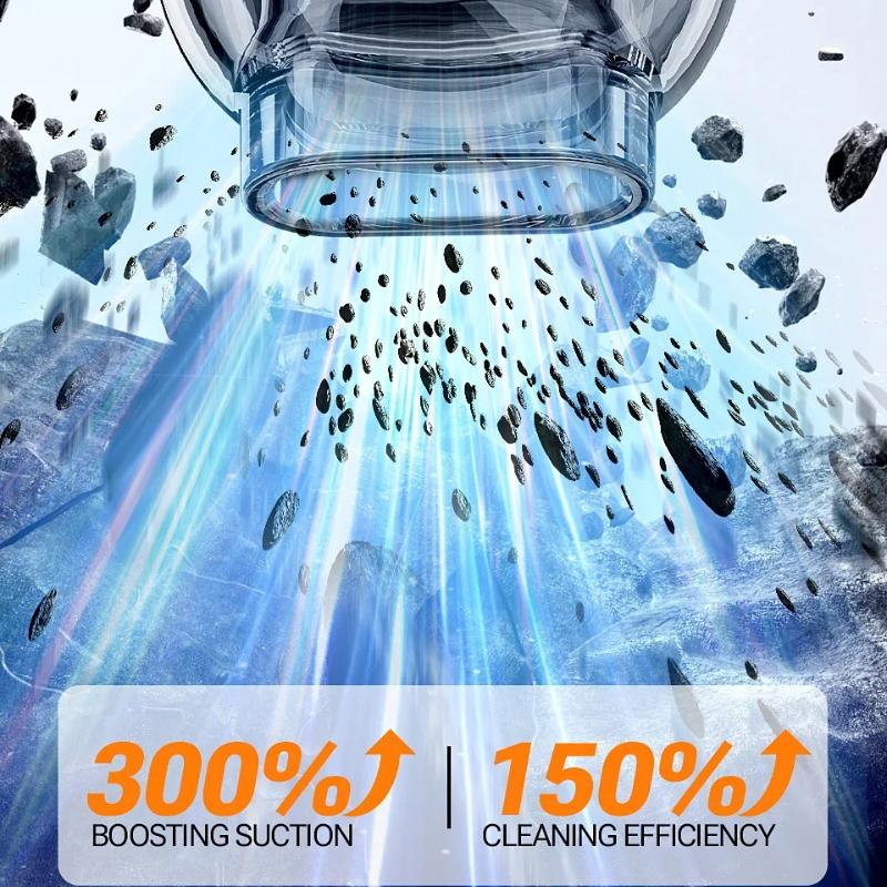 Car Vacuum CIeaner 638000Pa Wireless Brushless Mini Handheld Cleaning Machine Powerful Portable Blower Vacuum Cleaner for Car Home