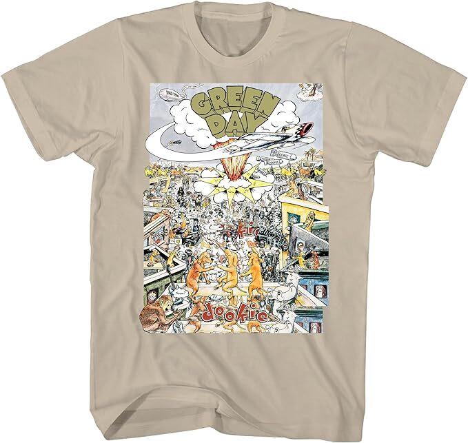 26 Green Day Rock Band Dookie Ivory Shirt New Unisex T-Shirt XXXL