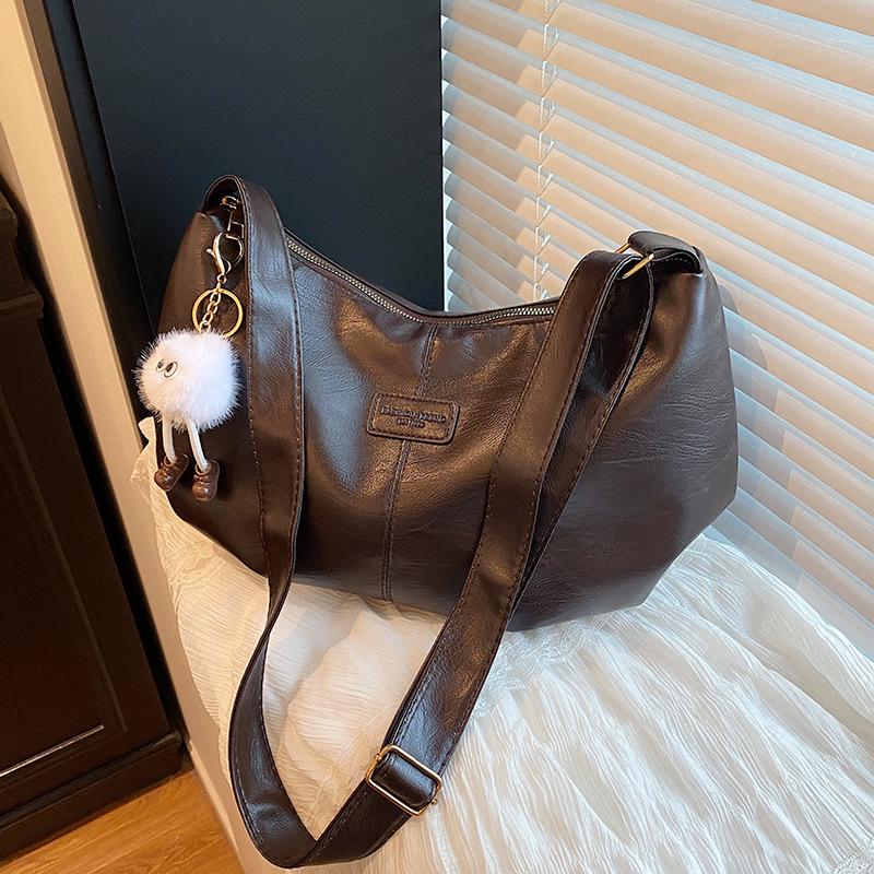 Premium Autumn and Winter Casual Style Versatile Texture Commuter Big Bag Women's Foreign Style Tote Bag Retro Shoulder Bag