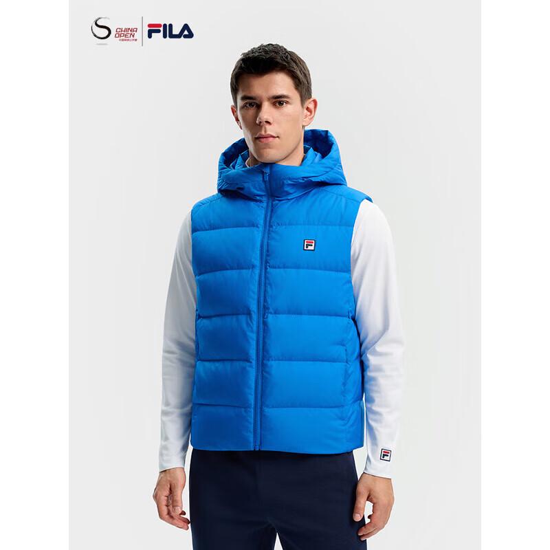Мужской спортивный пуховый жилет с капюшоном FILA для тенниса L