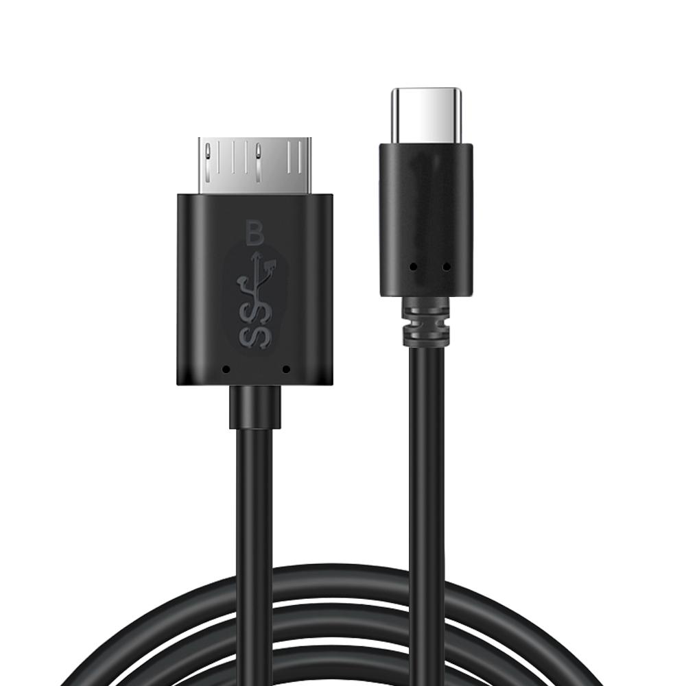 High Speed USB-C to USB 3.0 Micro B Cable Support 5Gbps for Seagate WD Toshiba External Hard Drive USB Cable Micro B 1 meter чёрный