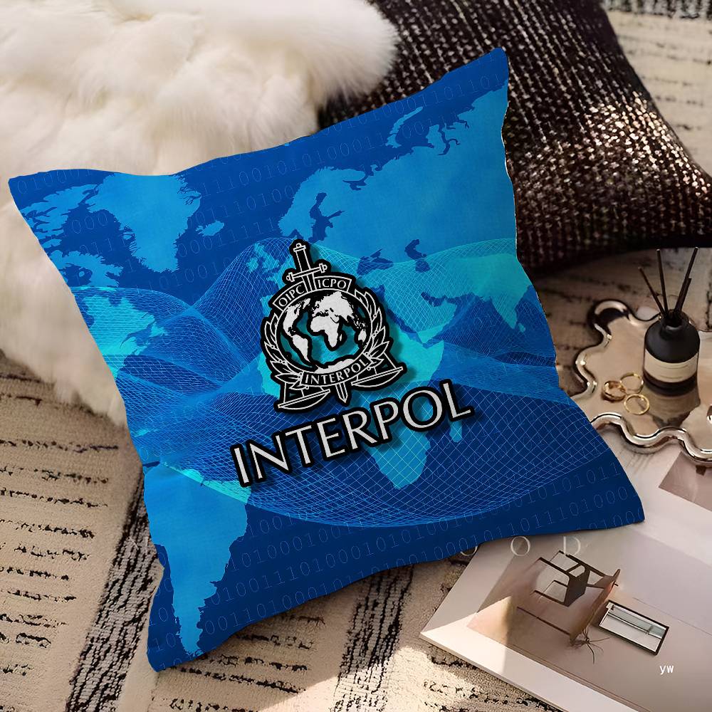 IInterpols LOGO Pillowcase Toon Gift Cushion Cover Bedroom Home Sofa Chair Seat Decor Pillow Case