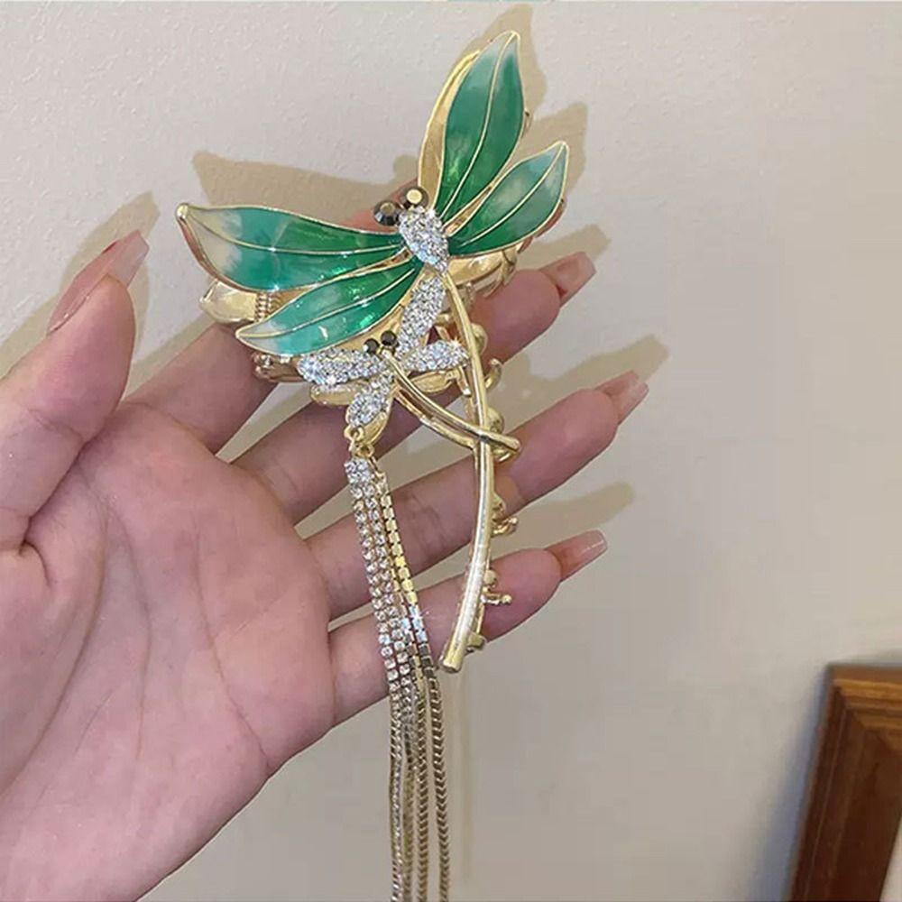 Hair Claw Hair Clip Women Crab Clip Hair Accessories Dragonfly Hair Claw Korean Style Hair Clip