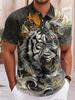 Men Hawaiian Pineapple 3D Print Polos Man Casual Short Sleeve Breathable Streetwear Fashion Summer Beach Top Outfit