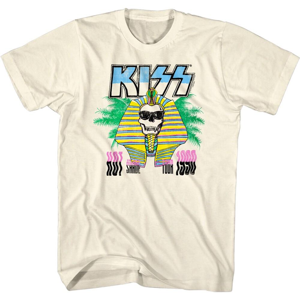 

Kiss Hot In The Shade Tour 1990 Men s T Shirt Egyptian Sphinx Rock Band Concert L
