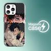 Custodia per Telefono Anime Yuta Okkotsu Jujutsu Kaisen Magnetica 2 in 1 Guscio Lucido Per iPhone 17 16 e 15 14 13 12 11 Pro Max Plus mini XS