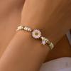 Boho Handmade Cartoon Star Flower Daisy Bracelet for Girl Women Strap Rope Bracelets Friendship Couples Jewelry Gift
