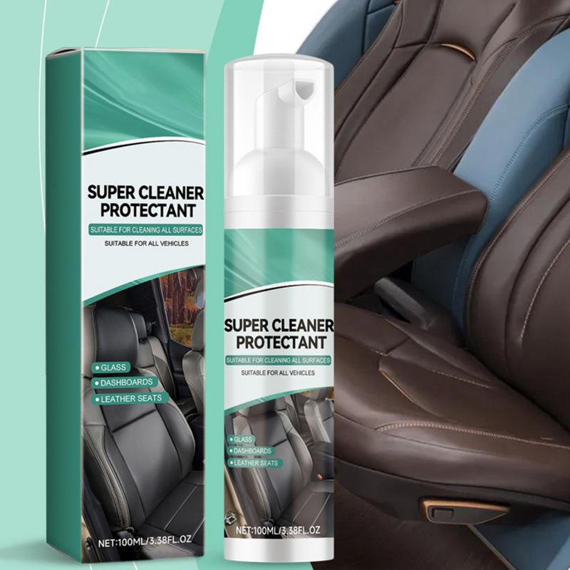 Car Cleaner Interior Multipurpose Auto Interior Cleaning Tool Interior Stain Cleaner Foam For Car Interior Leather Fabric