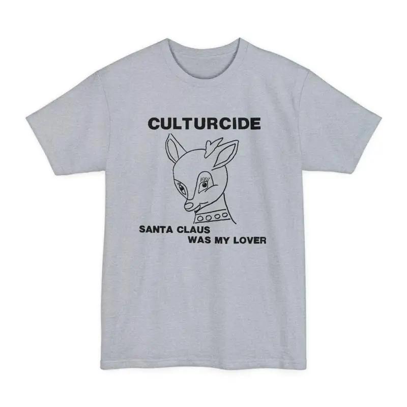 

oversized cultureside album santa claus was my lover unisex tall beefy T Shirt S разноцветный