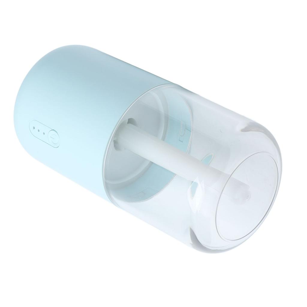 280ml Einzel-Sprüh-Luftbefeuchter Kleine Nebel-Funktion Leiser Betrieb mit Warmem Atmosphärenlicht für Auto Haus Büro Schreibtisch