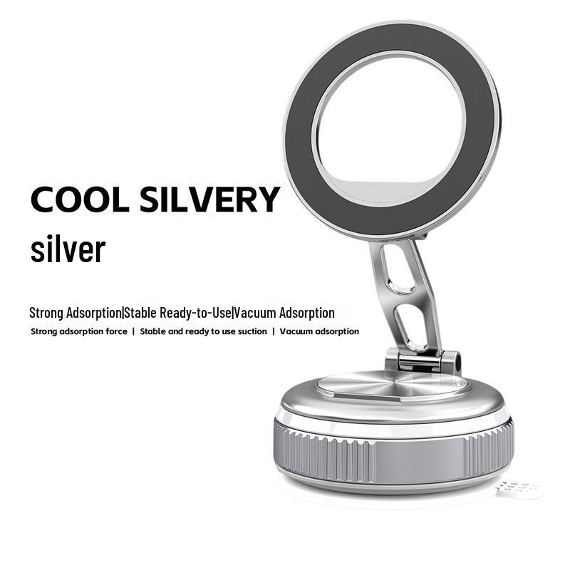 

Magnetic Desktop Phone Holder Clip with MagSafe Compatibility and Iron Sticky Patch. белый