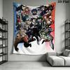 My Hero Academia Wall Tapestry Aesthetic Wall Hanging Printed Fabric Blanket Decorative Tapestries for Bedroom Living Room Home Decor