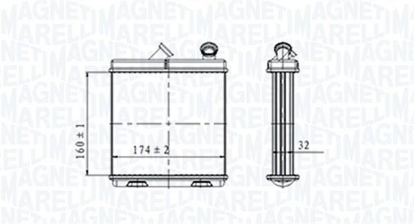 Magneti Marelli Heater 350218465000