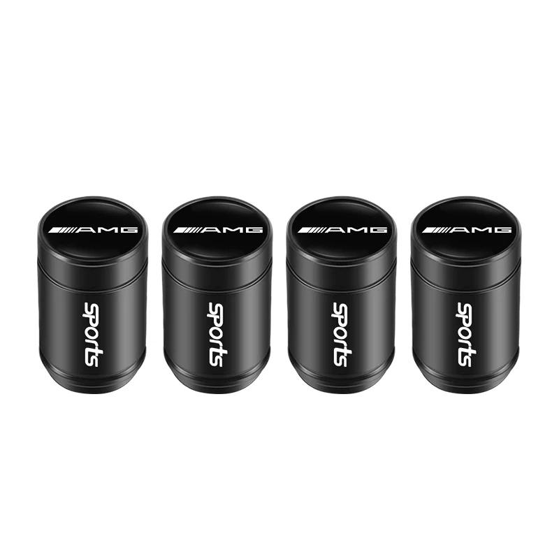 Autoaufkleber 2026 Neu Für Benz Auto Zubehör 4 Stück Reifenventil Wasserdicht Staubdicht Kappe Abdeckung Für Mercedes Benz AMG W203 W206 W22