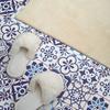 Self-Adhesive Panel With Graphics For Dining Room PVC 120x60 cm Mosaic Pattern with Flowers